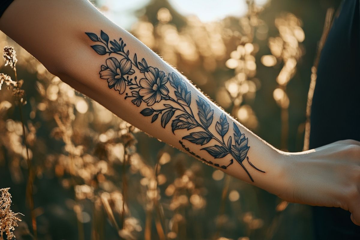 Tendances et styles de tatouages floraux incluant le freesia