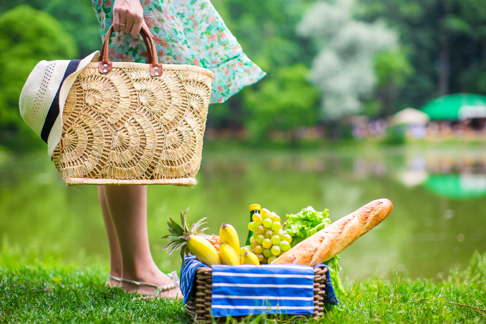 Sac cabas pour pique-nique chic