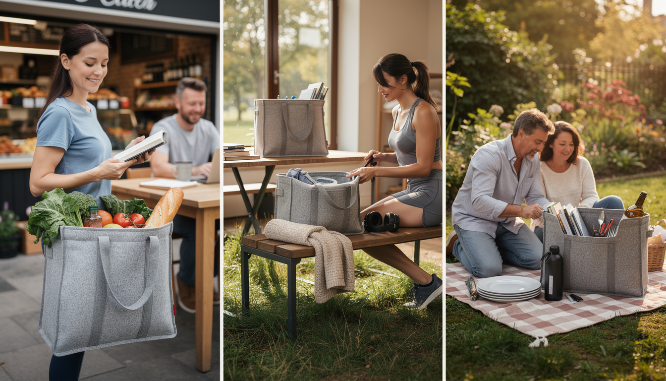 découvrez 5 façons innovantes d'utiliser votre sac cabas en feutre de laine au quotidien pour allier style, praticité et originalité dans toutes vos activités.