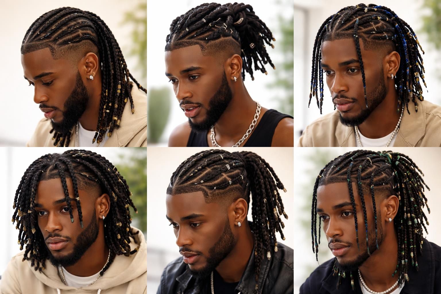 explorez les dernières tendances de tresses pour hommes noirs en 2026 et adoptez un style moderne et élégant.