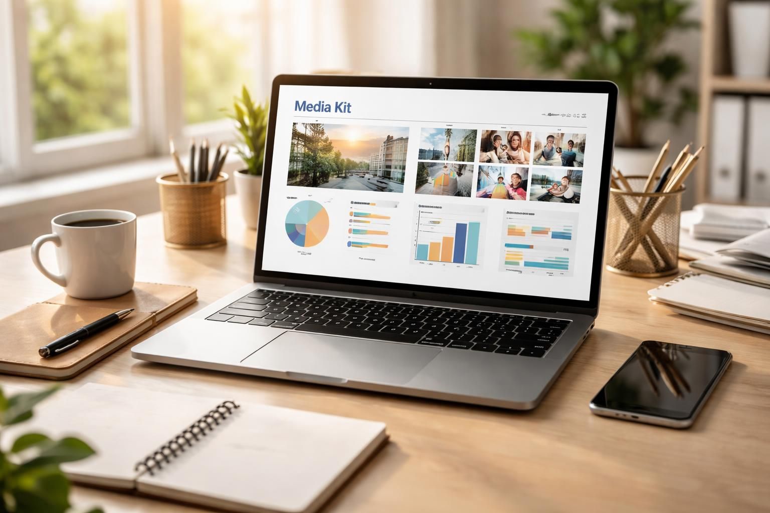 découvrez comment préparer facilement un media kit professionnel sur votre pc portable, prêt à envoyer pour vos campagnes marketing.