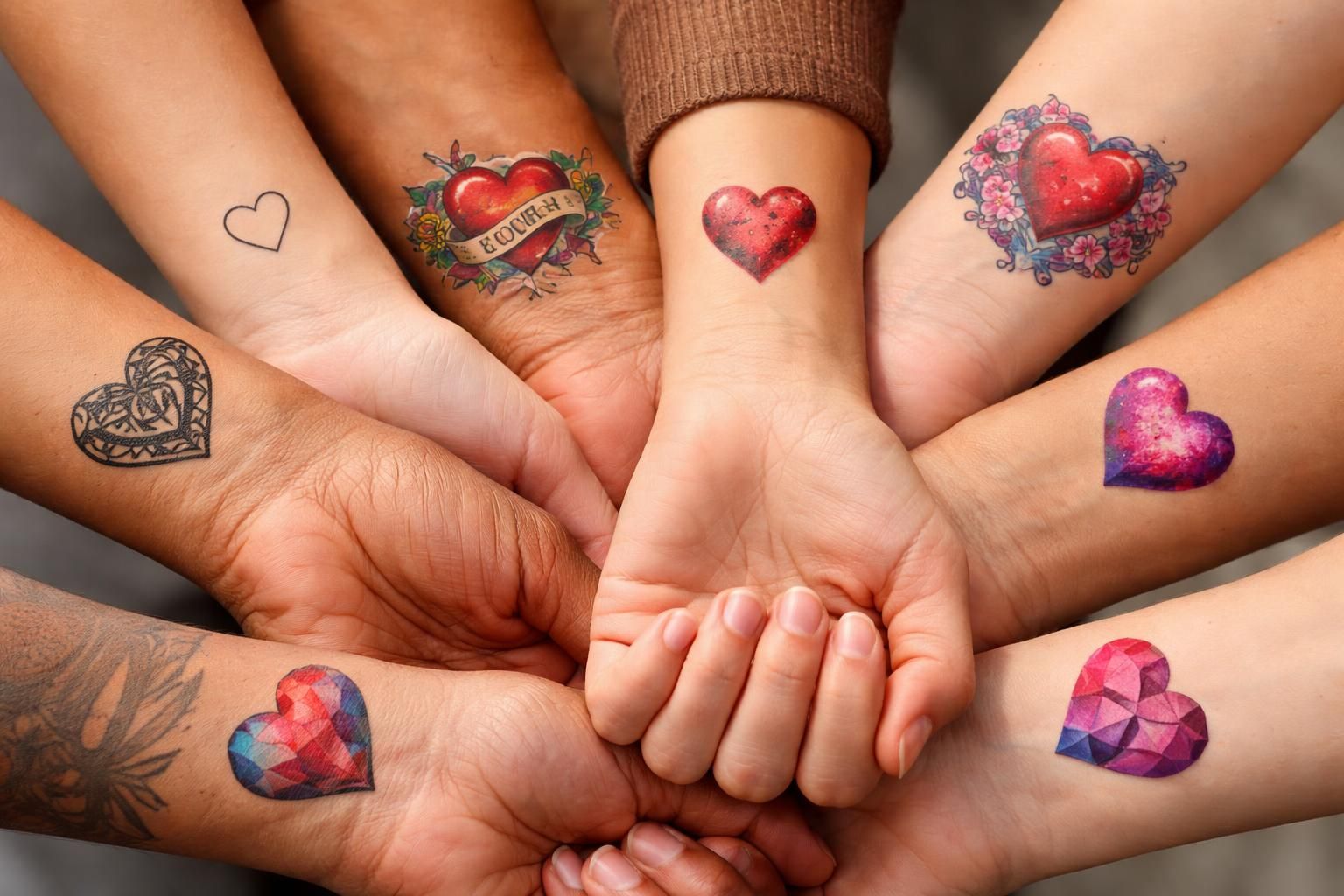 explorez les styles les plus populaires de petits tatouages cœur à travers le monde et trouvez l'inspiration pour votre prochain tatouage délicat et significatif.