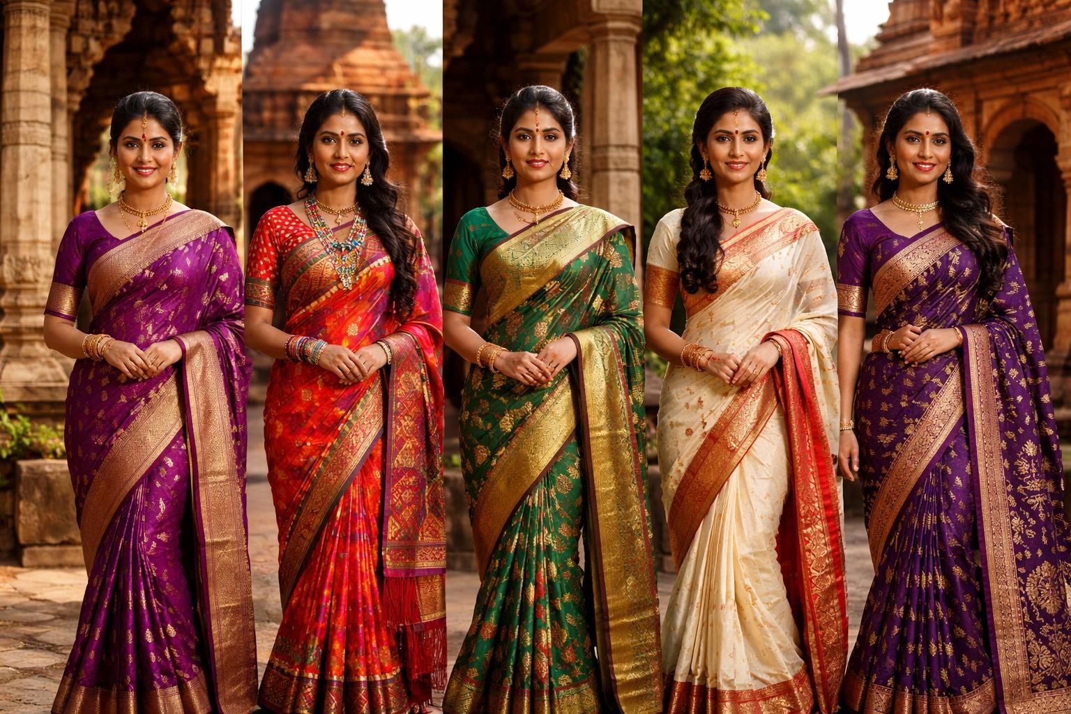 découvrez les magnifiques variantes régionales de l'indienne en sari à travers l'inde, mettant en lumière la diversité culturelle et les styles traditionnels uniques de chaque région.