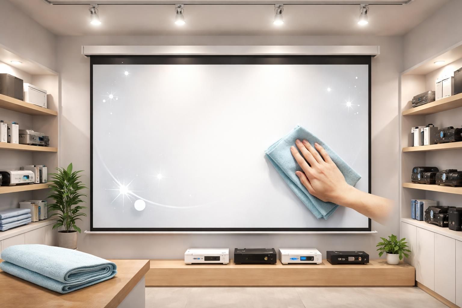 découvrez nos astuces pour maintenir une image propre et lumineuse sur votre écran de projection dans votre boutique, et offrez une expérience visuelle optimale à vos clients.