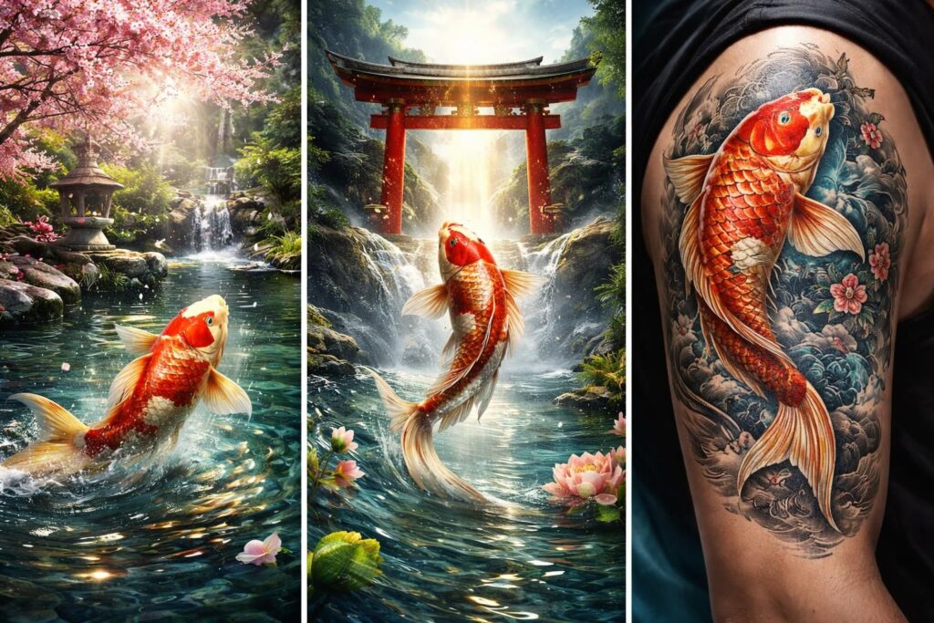 découvrez les diverses interprétations et significations du tatouage de la carpe koi à travers différentes cultures à travers le monde.