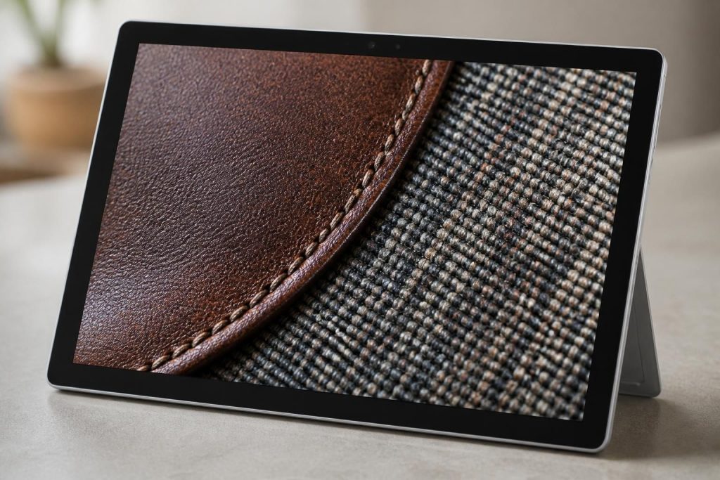 découvrez comment la tablette tactile microsoft sublime le cuir et le textile, offrant une expérience interactive unique pour explorer ces matières avec précision et innovation.